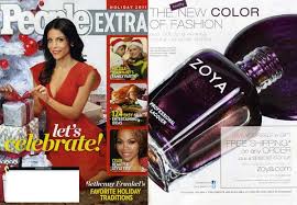 Zoya in de media, biologische nagellak, Zoya polish, 